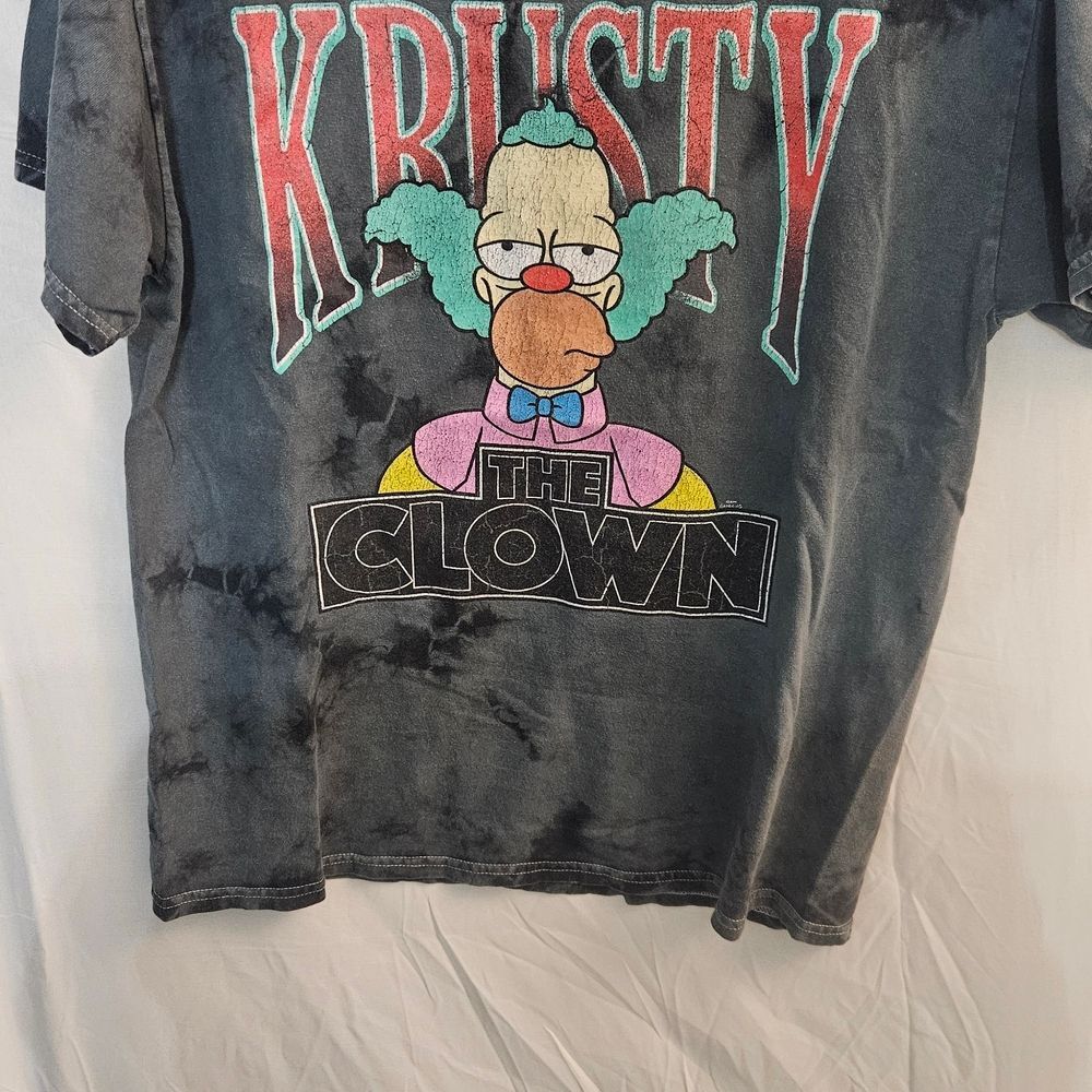 Krusty The Clown Graphic Short Sleeve Tee - Black